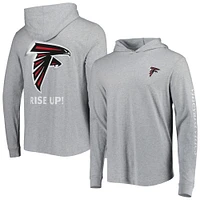 Men's Vineyard Vines Heathered Gray Atlanta Falcons Local Long Sleeve Hoodie T-Shirt