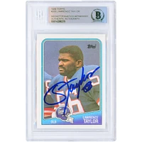 Lawrence Taylor New York Giants Autographed 1988 Topps #285 Beckett Fanatics Witnessed Authenticated Card
