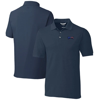 Men's Cutter & Buck Navy Philadelphia Eagles Big Tall Advantage Tri-Blend Pique Polo