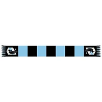 Black/Light Blue Minnesota United FC Team Bar Knit Scarf