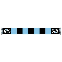 Black/Light Blue Minnesota United FC Team Bar Knit Scarf
