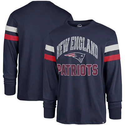 Men's '47 Navy New England Patriots Irving Long Sleeve T-Shirt