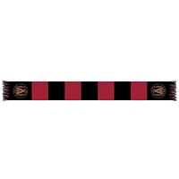 Red/Black Atlanta United FC Team Bar Knit Scarf