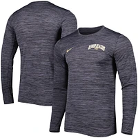 Men's Nike Black Wake Forest Demon Deacons Velocity Performance Long Sleeve T-Shirt