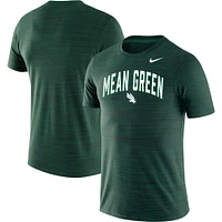 Men's Nike Green North Texas Mean Green Velocity Team Issue Performance T-Shirt