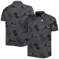 Men's Tommy Bahama Black Chicago White Sox Big & Tall Miramar Blooms Polo