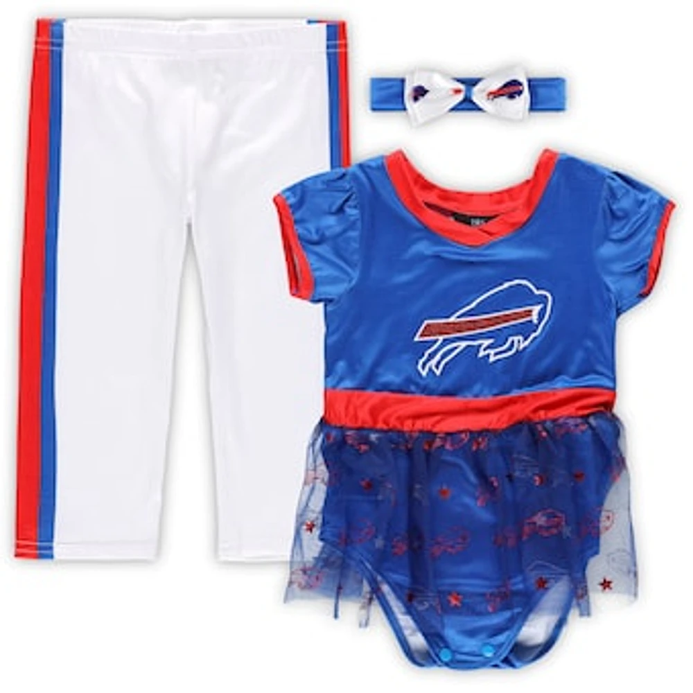 Infant Royal/White Buffalo Bills Tailgate Tutu Game Day Costume Set