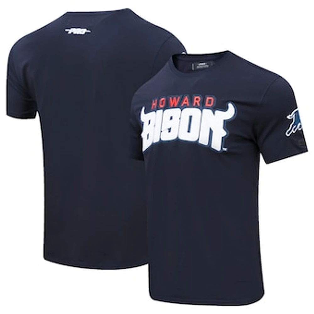 Men's Pro Standard Navy Howard Bison University Classic T-Shirt