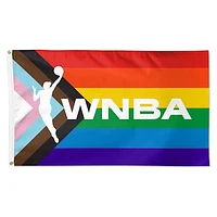 WinCraft WNBA 3' x 5' Pride Wordmark Single-Sided Flag