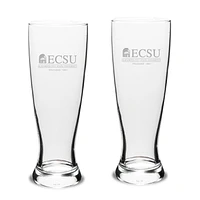 ECSU Vikings 23oz. Stylish University Pilsner Glass Set