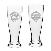 CU Denver Lynx 23oz. Stylish University Pilsner Glass Set