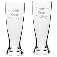 Granite State College 23oz. Stylish University Pilsner Glass Set