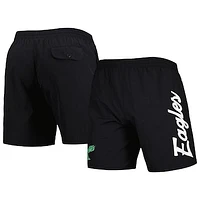 Men's Mitchell & Ness Black Philadelphia Eagles Team Essentials Nylon Shorts