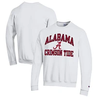 Men's Champion White Alabama Crimson Tide High Motor Pullover Sweatshirt