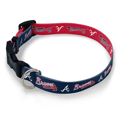 WinCraft Atlanta Braves Medium Adjustable Pet Collar