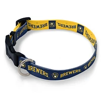 WinCraft Milwaukee Brewers Medium Adjustable Pet Collar