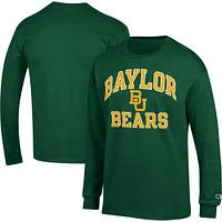 Men's Champion Green Baylor Bears High Motor Long Sleeve T-Shirt