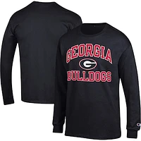 Men's Champion Georgia Bulldogs High Motor Long Sleeve T-Shirt