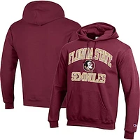 Men's Champion Garnet Florida State Seminoles High Motor Pullover Hoodie