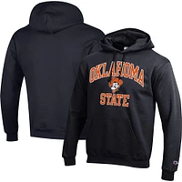 Men's Champion Black Oklahoma State Cowboys High Motor Pullover Hoodie