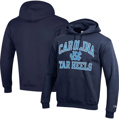 Men's Champion Navy North Carolina Tar Heels High Motor Pullover Hoodie