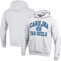 Men's Champion White North Carolina Tar Heels High Motor Pullover Hoodie