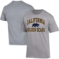 Men's Champion Heather Gray Cal Bears High Motor T-Shirt