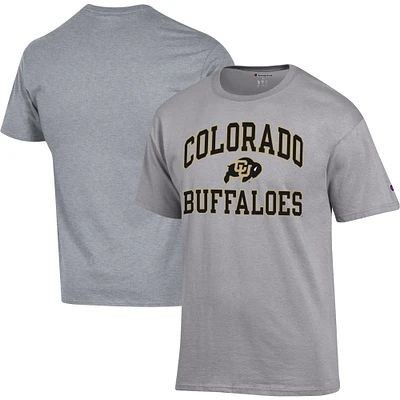 Men's Champion Heather Gray Colorado Buffaloes High Motor T-Shirt