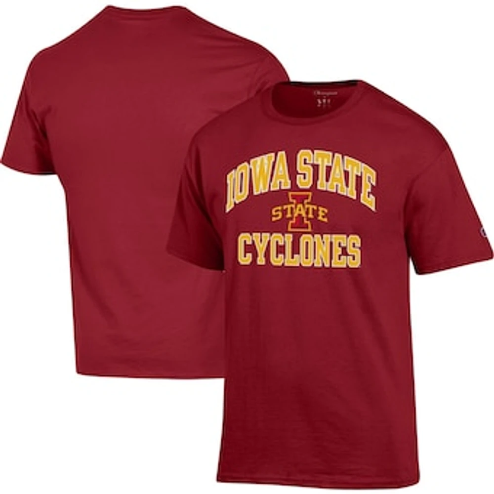 Men's Champion Cardinal Iowa State Cyclones High Motor T-Shirt