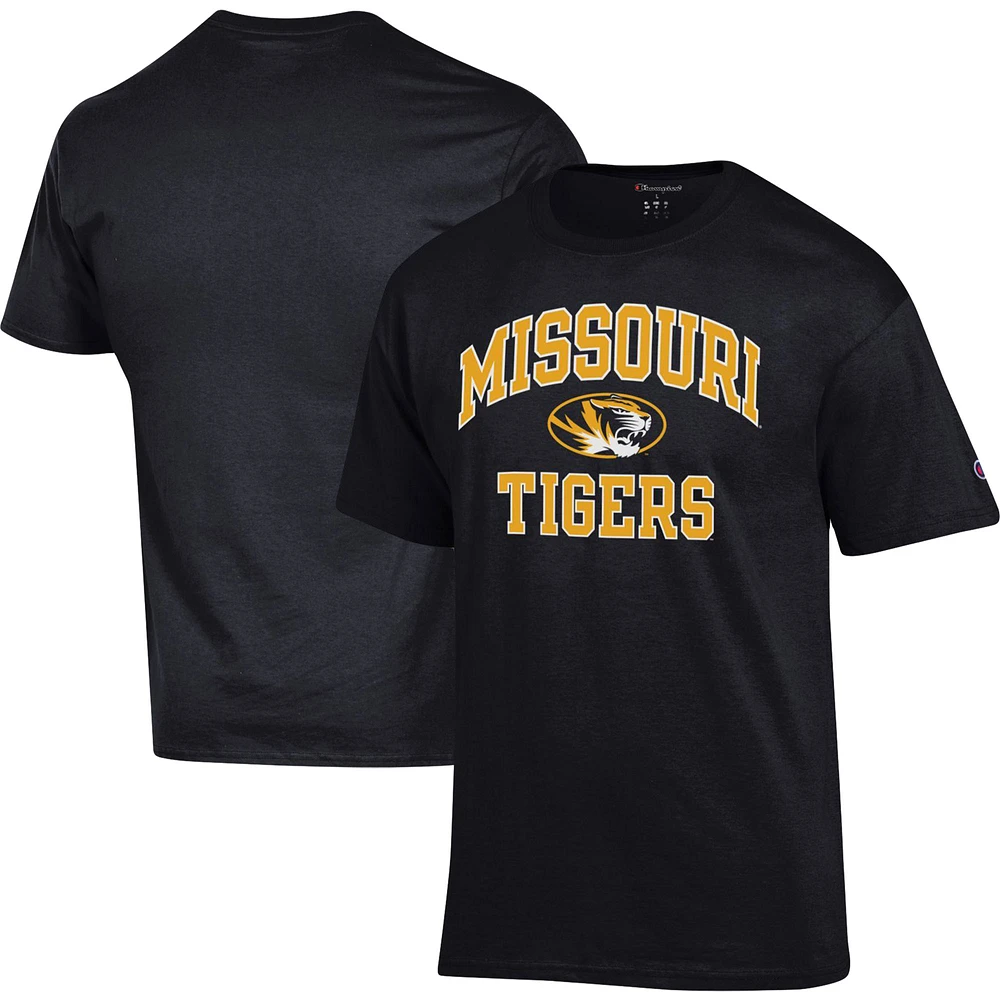 Men's Champion Black Missouri Tigers High Motor T-Shirt