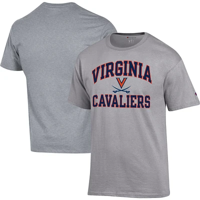 Men's Champion Heather Gray Virginia Cavaliers High Motor T-Shirt