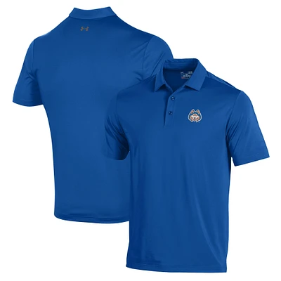 Men's Under Armour Blue Houston Baptist Huskies Performance Polo