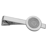 Silver Willamette Bearcats Logo Tie Bar