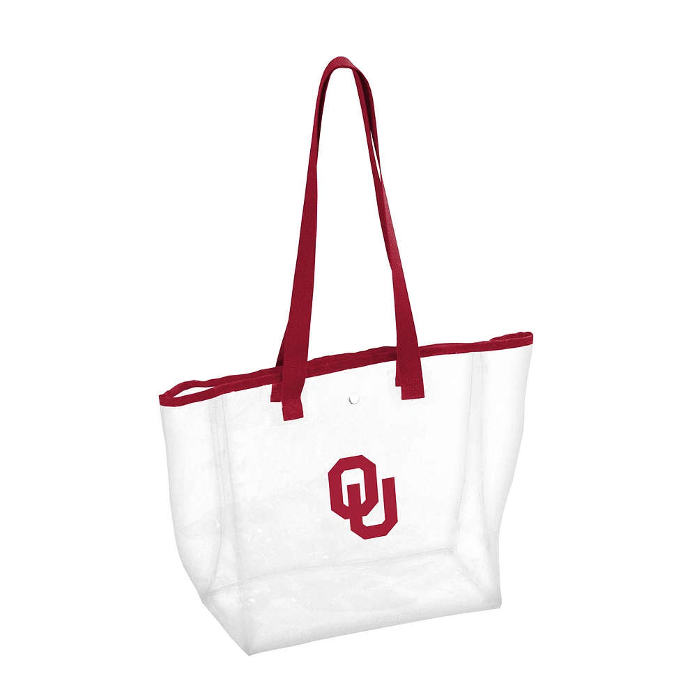 Oklahoma Sooners Stadium Clear Tote Bag