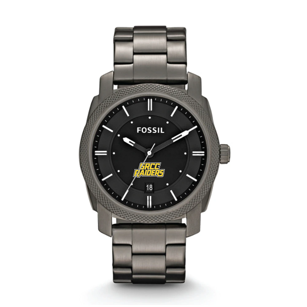 Fossil Grand Rapids Raiders Machine Smoke Stainless Steel Watch