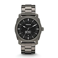Fossil ECSU Vikings Machine Smoke Stainless Steel Watch