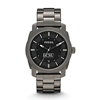 Fossil ECSU Vikings Machine Smoke Stainless Steel Watch