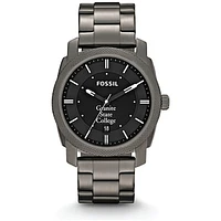 Fossil Granite State College Machine Smoke Stainless Steel Watch