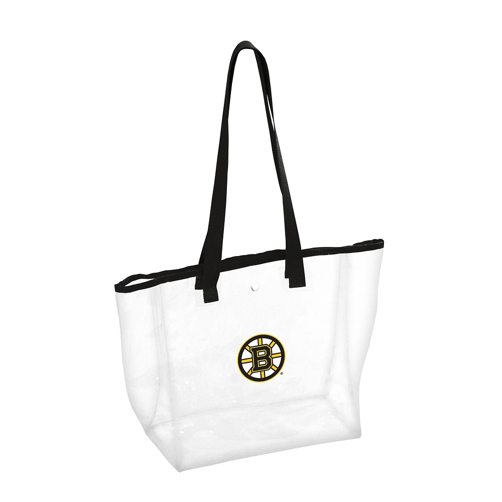 Boston Bruins Stadium Clear Tote Bag