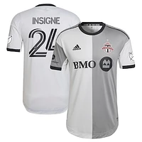 Men's adidas Lorenzo Insigne White/Gray Toronto FC 2022 Secondary