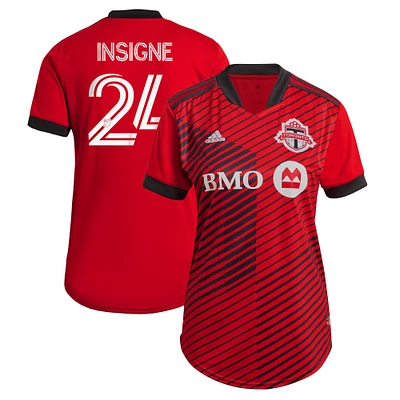 Women's adidas Lorenzo Insigne Red Toronto FC 2021 Primary - Replica Player Jersey