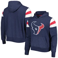 Men's '47 Heathered Navy Houston Texans Premier Nico Pullover Hoodie