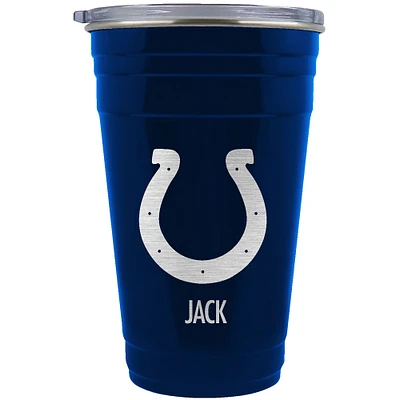 Indianapolis Colts Team Logo 22oz. Personalized Tailgater Travel Tumbler