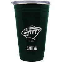 Minnesota Wild Team Logo 22oz. Personalized Tailgater Travel Tumbler