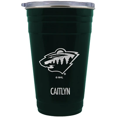 Minnesota Wild Team Logo 22oz. Personalized Tailgater Travel Tumbler