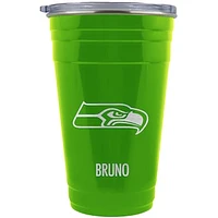 Seattle Seahawks Team Logo 22oz. Personalized Tailgater Travel Tumbler