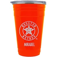 Houston Astros Team Logo 22oz. Personalized Tailgater Travel Tumbler