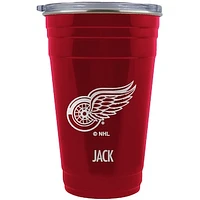 Detroit Red Wings Team Logo 22oz. Personalized Tailgater Travel Tumbler