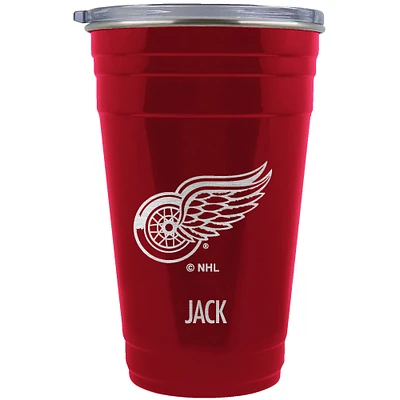 Detroit Red Wings Team Logo 22oz. Personalized Tailgater Travel Tumbler