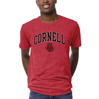 Men's League Collegiate Wear Heather Red Cornell Big 1965 Victory Falls T-Shirt